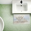 Stupell Industries Rounded Seashell on Shore Printed Plush Bathroom Floor Mat, design by JJ Design House LLC - 4 of 4