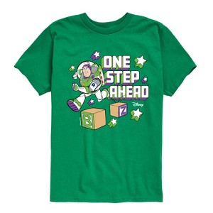 Boys' - Toy Story - Buzz Lightyear Blocks One Step Ahead Short Sleeve Graphic T-Shirt - 1 of 4