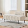 KWPZQEB 49" Sofa for Living Room, 2-Seater Sofa with Metal Legs & Adjustable Back, Comfy Fabric Loveseat Couches for Small Space - 2 of 4