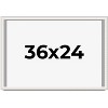 PosterPalooza | Shadow Box 1.5" Depth Silver Picture Frame - UV Acrylic, Backing Board, Hanging Hardware - 2 of 4