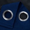 RT Designers Collection Barron 100% Blackout Grommet Curtain Panel 54" x 90" Navy - 3 of 4