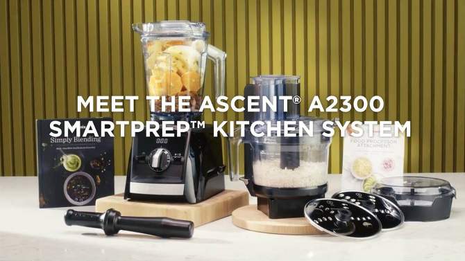 Vitamix Ascent Series A2300 SmartPrep Kitchen System Black, 2 of 10, play video