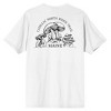 Elevation 7573 Cadillac North Ridge Trail Maine Mushroom Crew Neck Short Sleeve Men's White T-Shirt - 3 of 4
