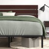 Figari Bamboo and Metal Platform Bed Frame Coffee Bean - Zinus - 2 of 4