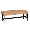 Standerson Entryway Bench with Woven Seat - Natural - SEI - 4 of 4