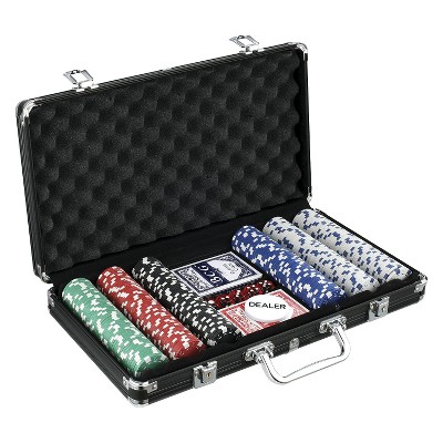 John N. Hansen 300 Chip Poker Game Set