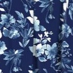 navy painterly bouquet