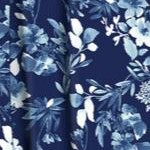 navy painterly bouquet