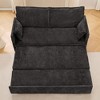 JUJABU 59.5" Corduroy Convertible Sleeper Sofa with Storage & USB Charging for Living Room & Apartment - 4 of 4