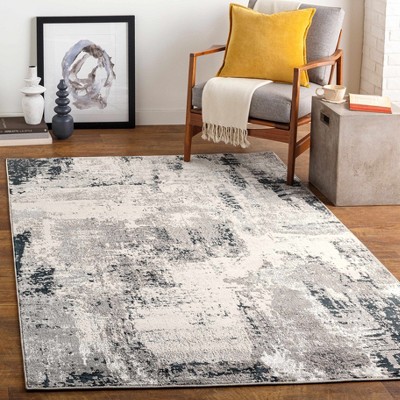 Hauteloom Rectangle Area Rug   Black