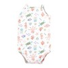 Hudson Baby Infant Girl Cotton Sleeveless Bodysuits, Turtley Adorable - 4 of 4