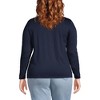 Lands' End Women's Relaxed Supima Cotton Long Sleeve Crew Neck T-Shirt - 2 of 4