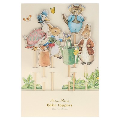 Meri Meri Peter Rabbit™ & Friends Cake Toppers (Pack of 6)