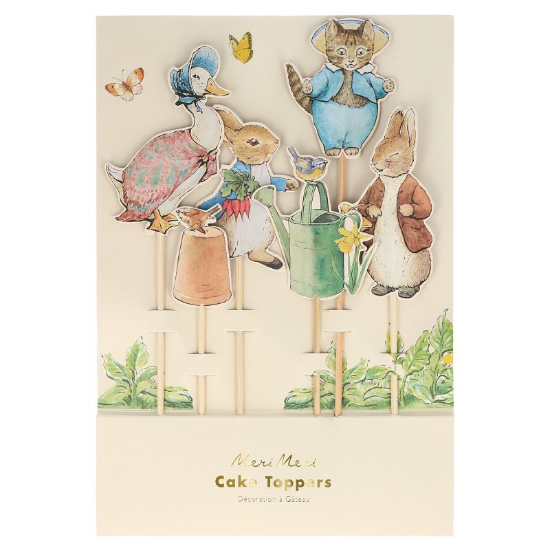 Meri Meri Peter Rabbit™ & Friends Cake Toppers (Pack of 6), 1 of 4