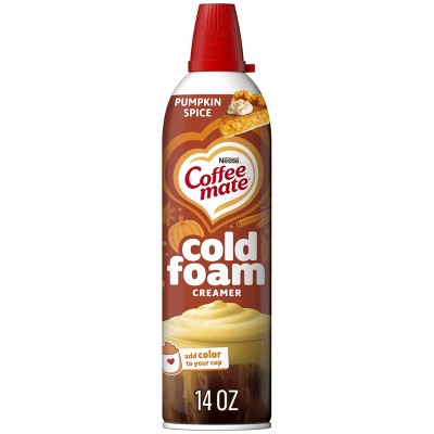 Coffee mate Cold Foam Pumpkin Whipped Topping - 14oz