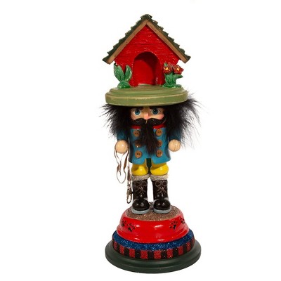 Kurt Adler 14-Inch Hollywood Dog House Hat Nutcracker