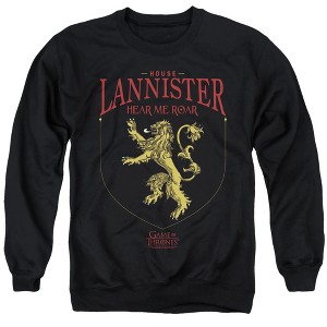 Game Of Thrones House Lannister Sigil Adult Crewneck Sweatshirt - 1 of 4