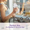 MaseiKar Collapsible Water Bottle Reusable Silicone Water Bottles for Travel Sports Gym Camping Hiking Essentials Doughnut Style 20oz BPA Free - 4 of 4