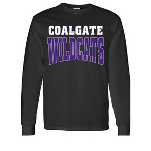 Adult Coalgate High School Wildcats Name Essential Long Sleeve T