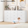 Garvee 9 Drawer Dresser with Charging Station, Modern Wood Chest of Drawers for Bedroom, Closet, Living Room - 4 of 4