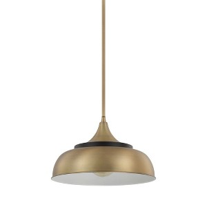Capital Lighting Max 1 - Light Pendant in  Brass and Onyx - 1 of 4