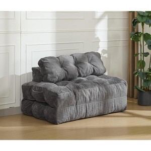 Folding Sofa Bed, Convertible Sleeper Chair with Pillow, Portable Foldable Foam Mattress Couch for Small Spaces, Floor Lounge - 1 of 4