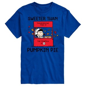 Men's - Peanuts - Sweeter Than Pumpkin Pie Short Sleeve Graphic T-Shirt - 1 of 4