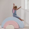 KIDKII Rainbow Classic Foam Play Blocks, Indoor Climber Set for Toddlers, Pastel - 4 of 4