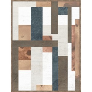 Amanti Art Earthen Interlock II by June Erica Vess Framed Canvas Wall Art - 1 of 4