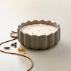 6 Wick Ceramic Scalloped Rim Jar Candle 42oz - Hearth & Hand™ with Magnolia - 2 of 4