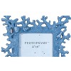 Beachcombers 4x6 Blue Coral Theme Decorative Photo Frame - Ocean Coastal Beach House Decor - 2 of 4