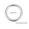 Unique Bargains Hanging Hardware 316 Stainless Steel Welded O-Ring - 2 of 4