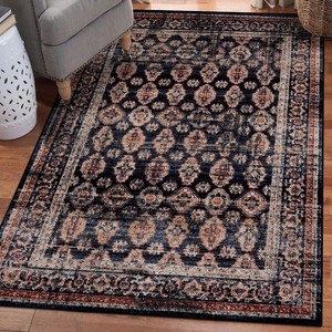 Luxe Weavers Traditional Floral Navy 5x7 Indoor Area Rug - 1 of 4
