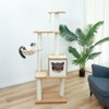 Modern Cat Tree Tower for Indoor Cats with Hammock - 3 of 4