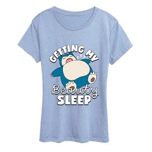 Women's Pokémon Snorlax Getting My Beauty Sleep Short Sleeve