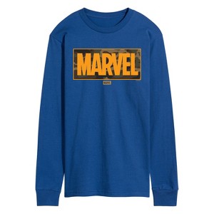 Men's - Marvel - Camo Logo Long Sleeve Graphic T-Shirt - 1 of 3