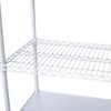 7 Tier Metal Storage Shelves Wire Shelving Unit, 2450Lbs Capacity, Heavy Duty Adjustable Storage Rack With Leveling Feet, Wheels & Shelf Liners - 2 of 4