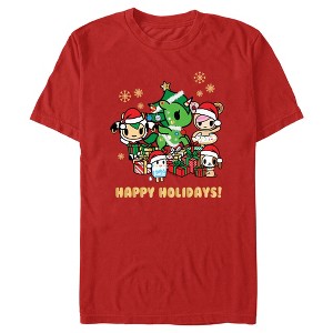 Men's Tokidoki Happy Holidays Group T-Shirt - 1 of 4