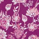 berry pink paisley floral