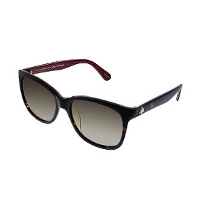 Kate Spade Danalyn/S 086 Womens Square Polarized Sunglasses Dark Havana 54mm - 1 of 3