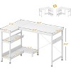 ODK 40 Inch Small L Shaped Computer Desk with Reversible Storage Shelves - 3 of 3