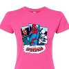 Women's - Marvel - Friendly Neighborhood Spider-Man Suits Fitted Graphic T-Shirt - 2 of 3