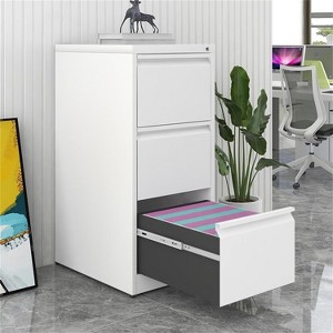 4 Drawer File Cabinet with Lock, Vertical Filing Cabinets Lockable Metal Drawers for Home Office, Steel Storage Organizer Hanging Letter/Legal Files - 1 of 4