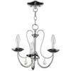 Livex Lighting Mirabella 3 - Light Chandelier in  Polished Chrome - 2 of 4