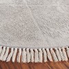 Easy Care ECR213 Handmade Woven Area Rug - Grey - 6'-0" x 6'-0" Round - Safavieh - 3 of 3