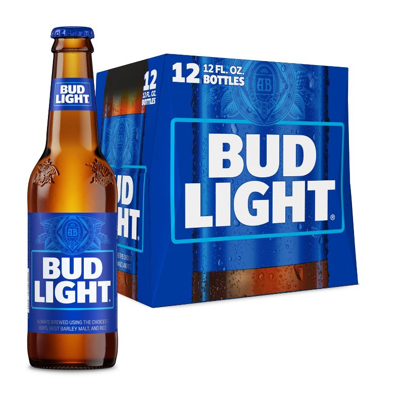 Bud Light Beer - 12pk/12 fl oz Bottles, 1 of 12