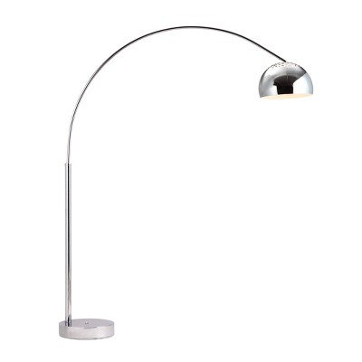 Modern 80" Chrome Floor Lamp Chrome  - ZM Home