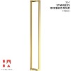 Modern Gold Push Pull Door Handle – Long Stainless Steel Handle for Glass, Shower, Barn, or Wooden Doors – Contemporary Entry Handle for Home - 3 of 4