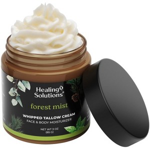 Healing Solutions Whipped Tallow Balm, Eucalyptus Peppermint & Cedarwood, Grass Fed Beef Tallow with Jojoba & Manuka Honey, Natural Moisturizer - 1 of 4