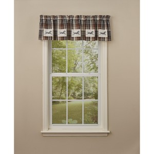 Park Designs Derby Horse Patch Lined Valance 60'' x 14'' - 1 of 4